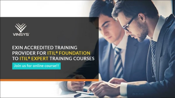 ITIL Certification Training in Bangalore| ITIL V3 Foundation Course in Bangalore | Vinsys