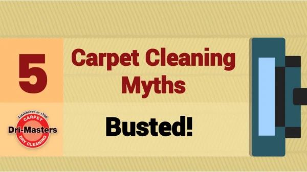 Top 5 Carpet Cleaning Myths Busted!