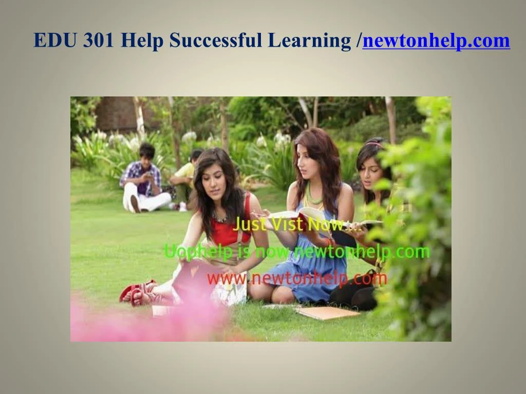 edu 301 help successful learning newtonhelp com