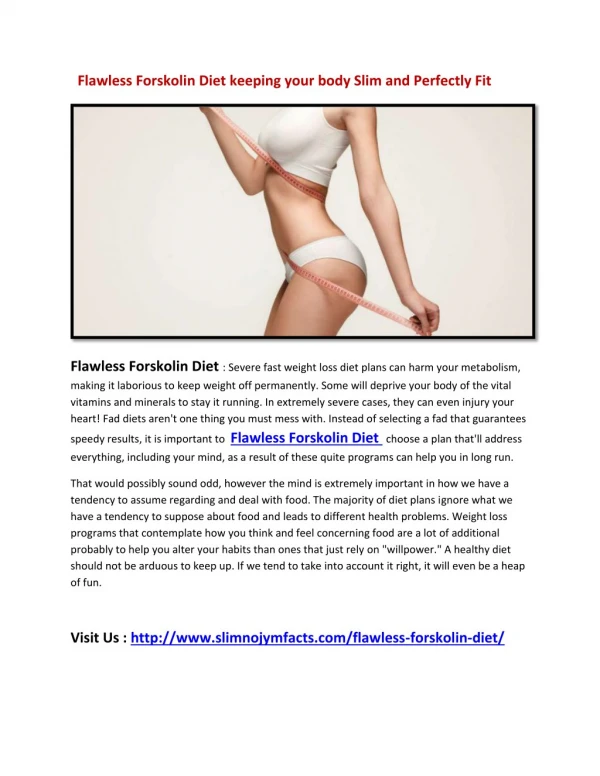 Combats the Stress Level using Flawless Forskolin Diet