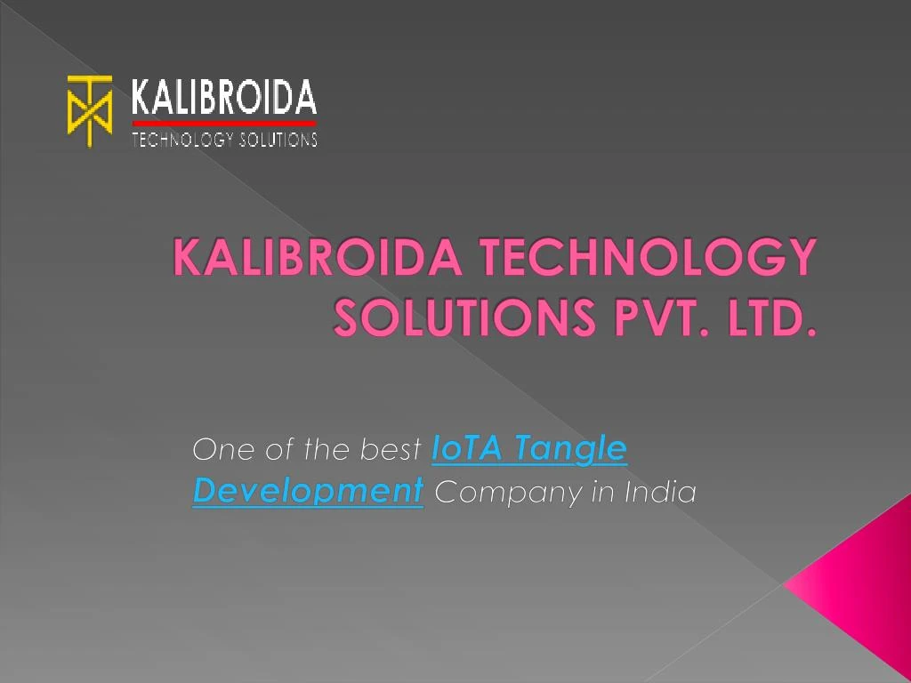 kalibroida technology solutions pvt ltd
