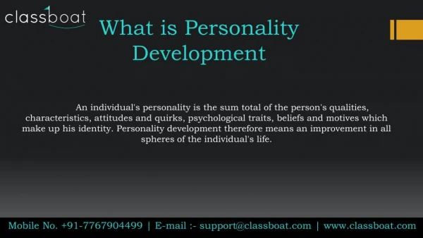 Top personality development classes in mumbai