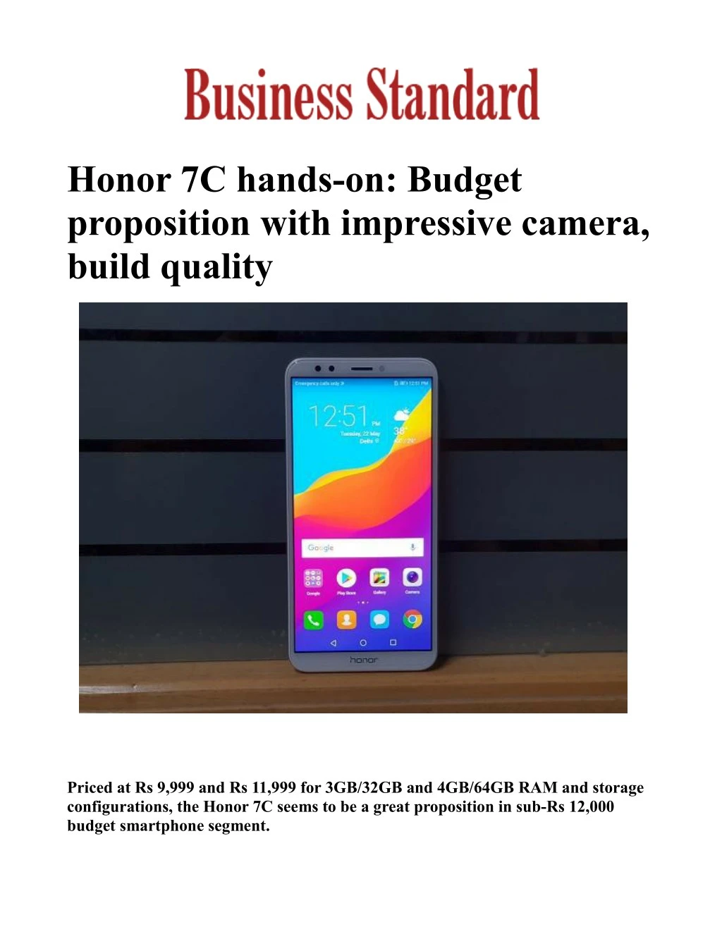 honor 7c hands on budget proposition with