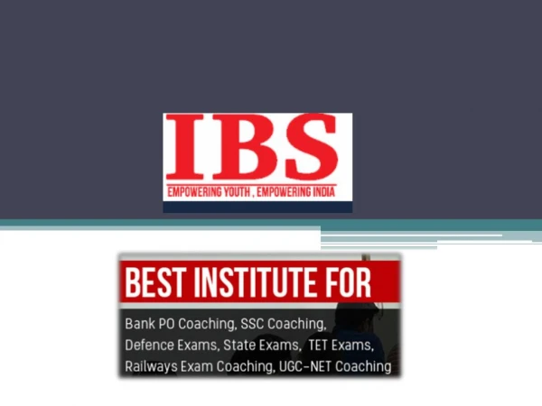 Best Institute for SSC/BANK PO Coaching
