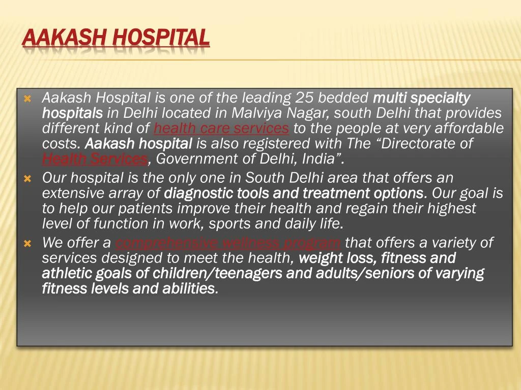 aakash hospital