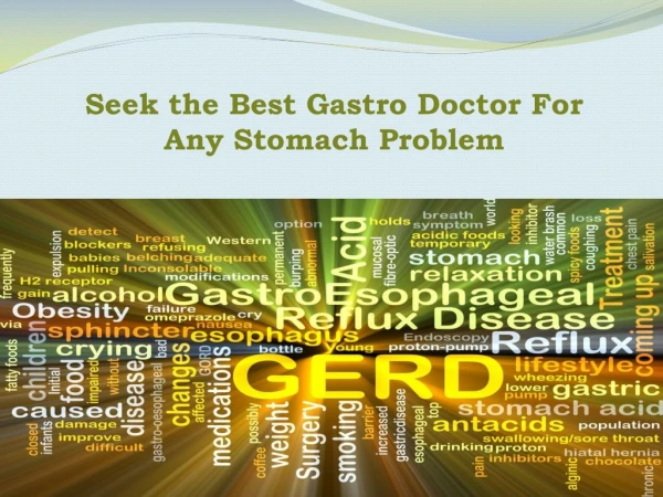 Seek the Best Gastro Doctor for Any Stomach Problem
