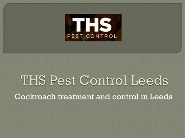 Get Affordable Cockroach Control Services in Leeds
