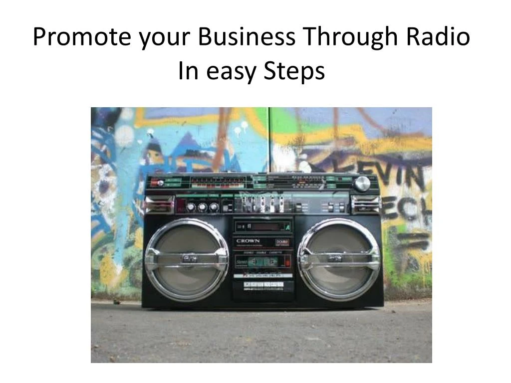 promote your business through radio in easy steps