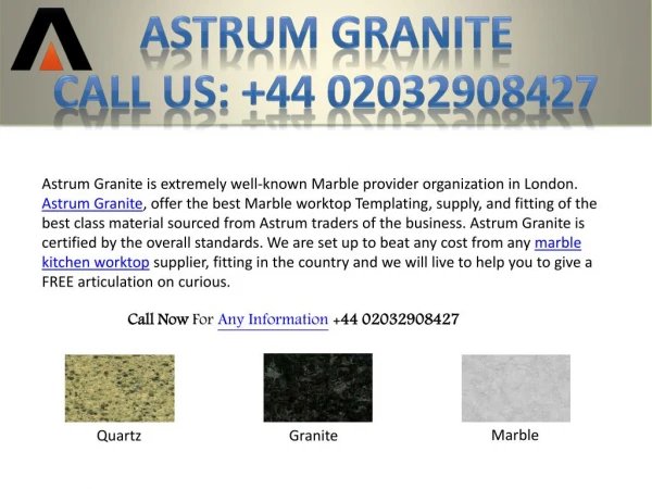 Best Marble Kitchen Worktop in London UK - Astrum Granite