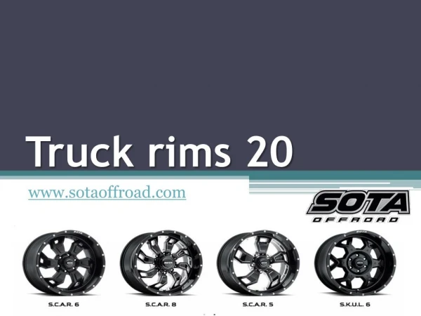 Truck rims 20 - www.sotaoffroad.com