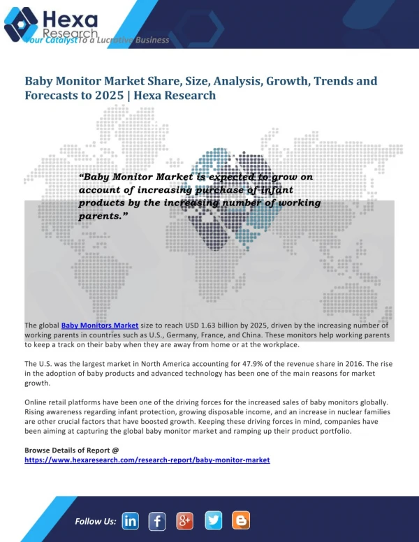 Baby Monitor Industry Research Report
