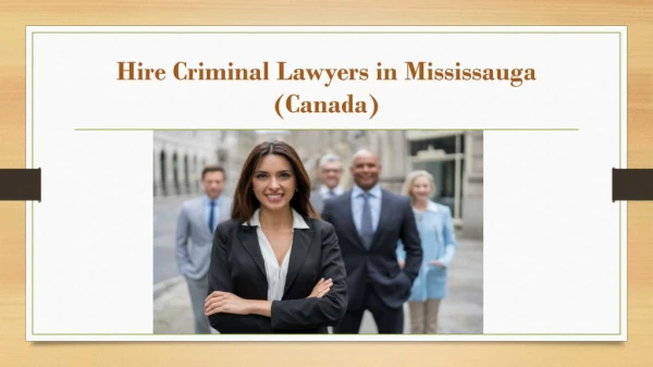 Criminal Lawyers in Mississauga