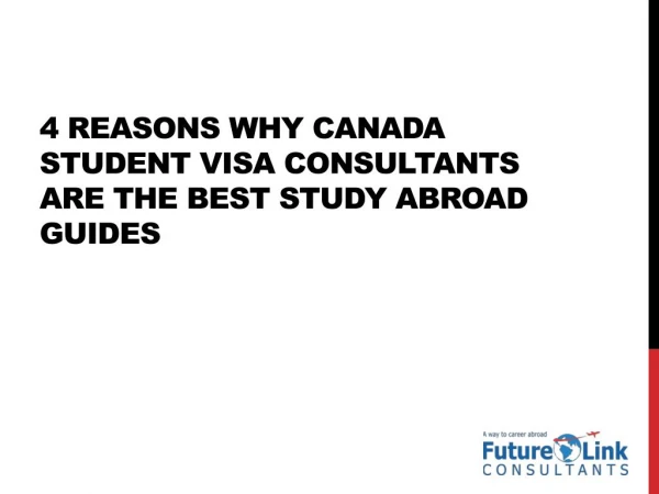Canada Student Visa Consultants