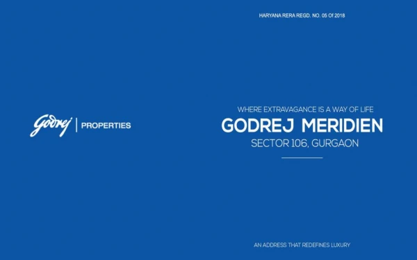 Godrej Properties Gurgaon - Godrej Meridien