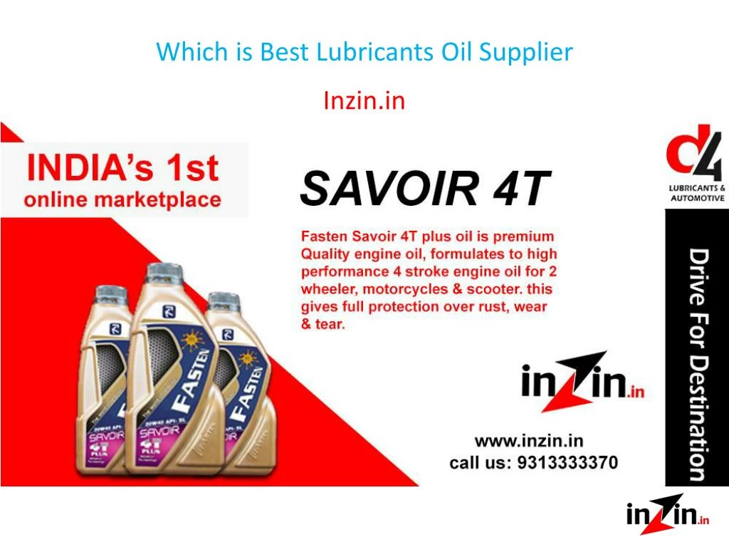 which is best lubricants oil supplier