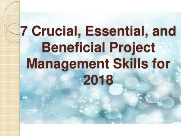 Best Essential Points of Project Management Assignment