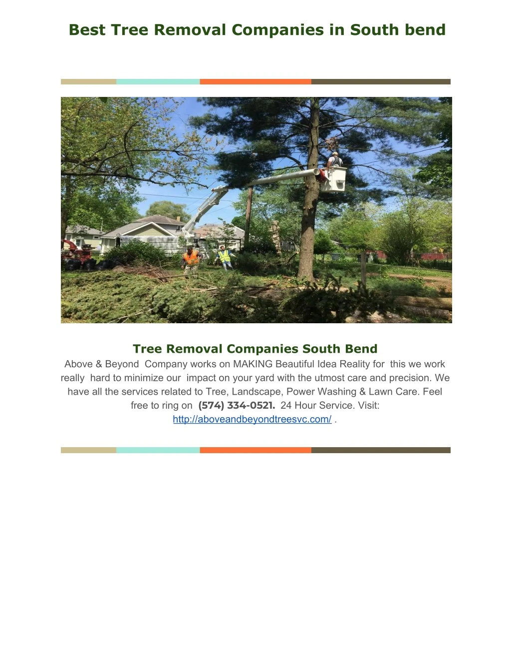 best tree removal companies in south bend