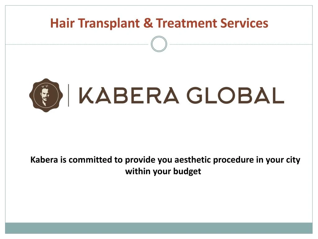 hair transplant treatment services