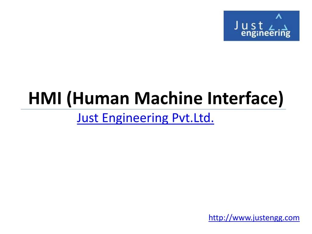 hmi human machine interface