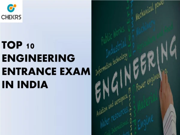 Engineering Entrance Exams - Chekrs