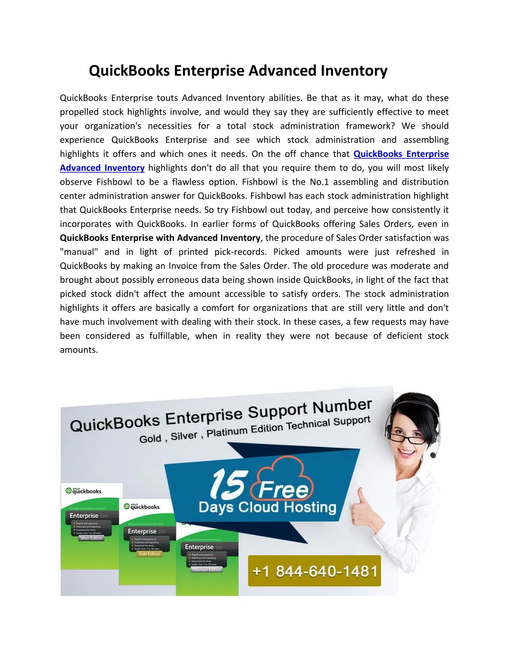 quickbooks enterprise advanced inventory