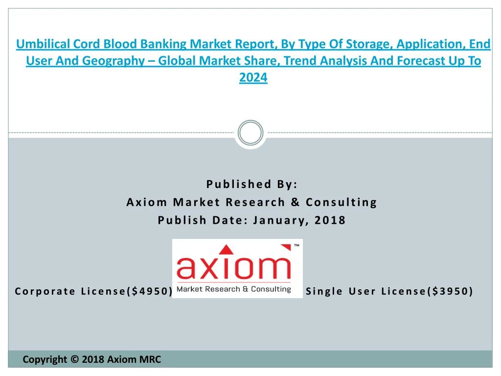 umbilical cord blood banking market report