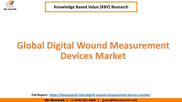 Global Digital Wound Measurement Devices Market Growth