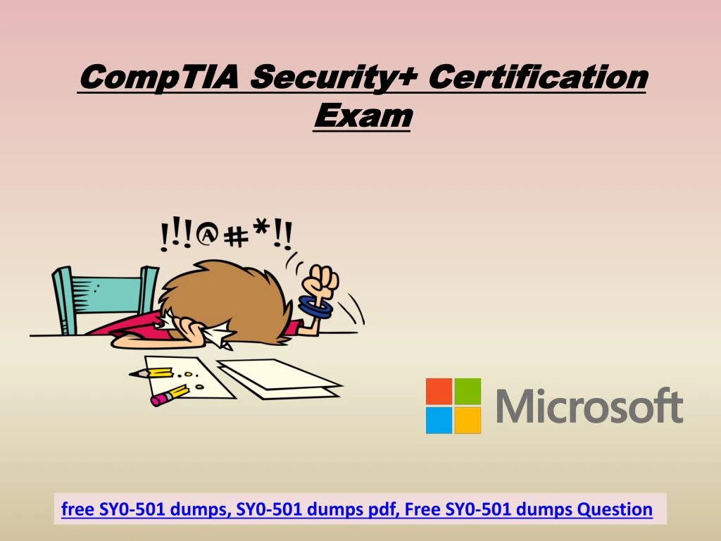 comptia security certification exam