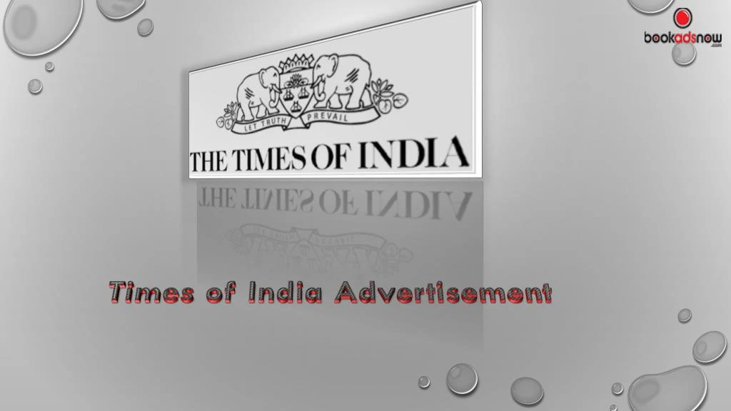 times of india advertisement