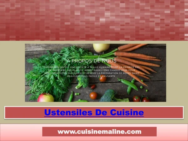 Ustensiles De Cuisine