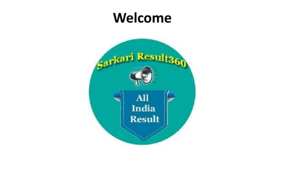 Sarkari Result 360 Portal - Destination for Upcoming All India Exam Result