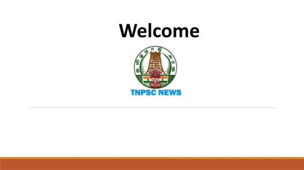 TNPSC News Portal For Tamil Nadu PSC Current Affairs, Upcoming Exam