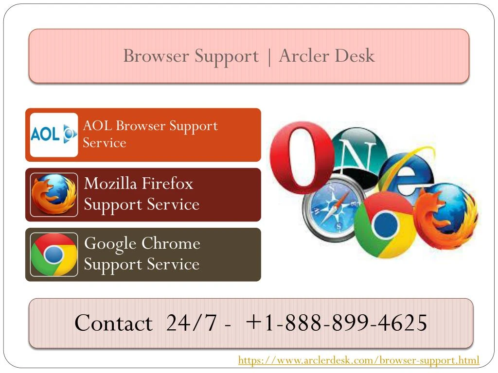 browser support arcler desk