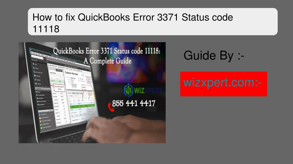 how to fix quickbooks error 3371 status code 11118