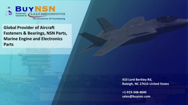BuyNSN â€“ Largest Aviation, NSN Parts and Marine Parts Purchasing Platform