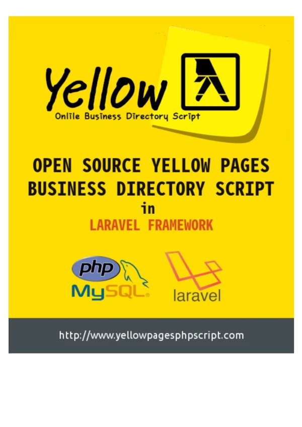 Yellow Pages Business Directory Script in Laravel
