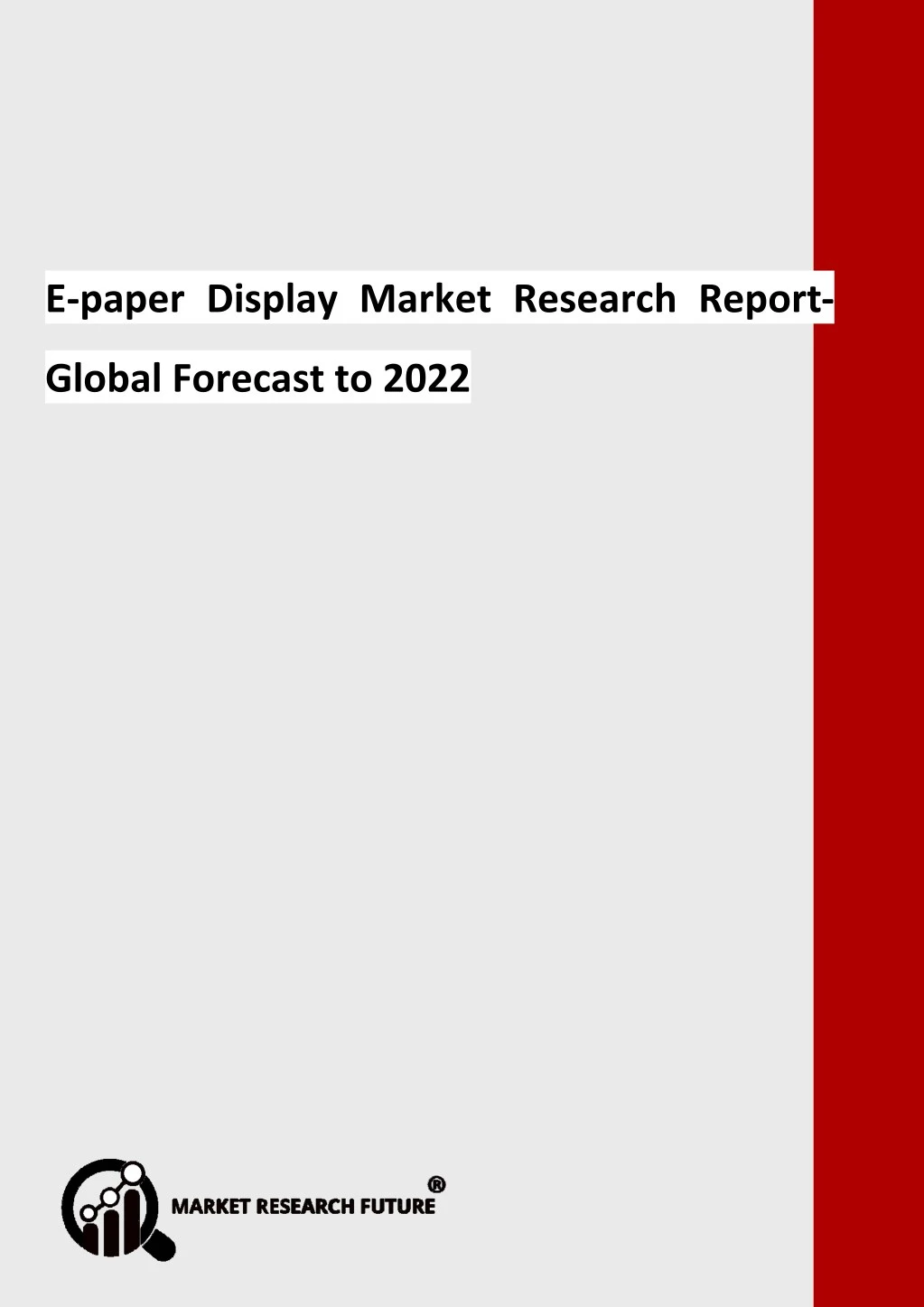 e paper display market research report global