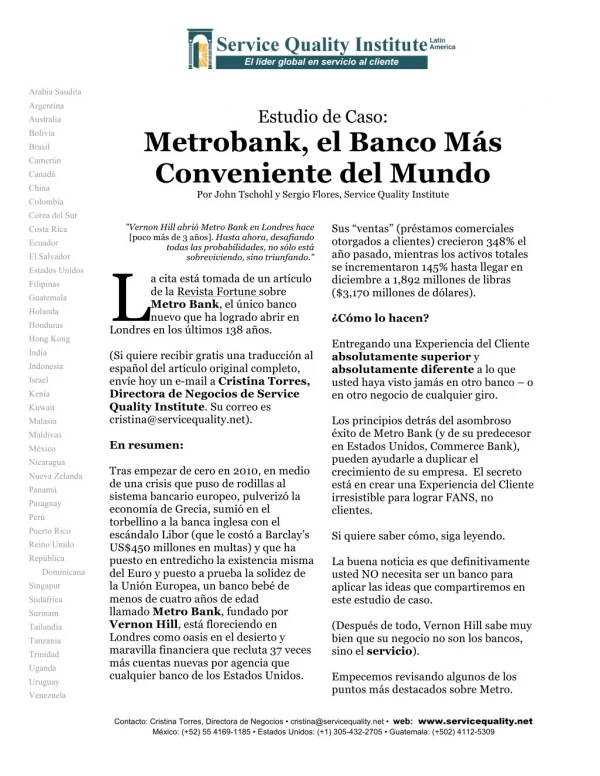 CASO METROBAMNK