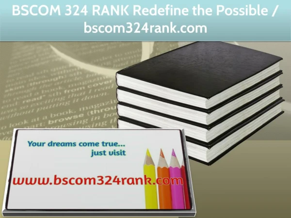 BSCOM 324 RANK Redefine the Possible / bscom324rank.com