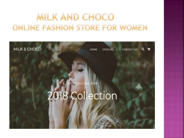 Milk and Choco - MilkandChoco - Online Women Dresses Collection