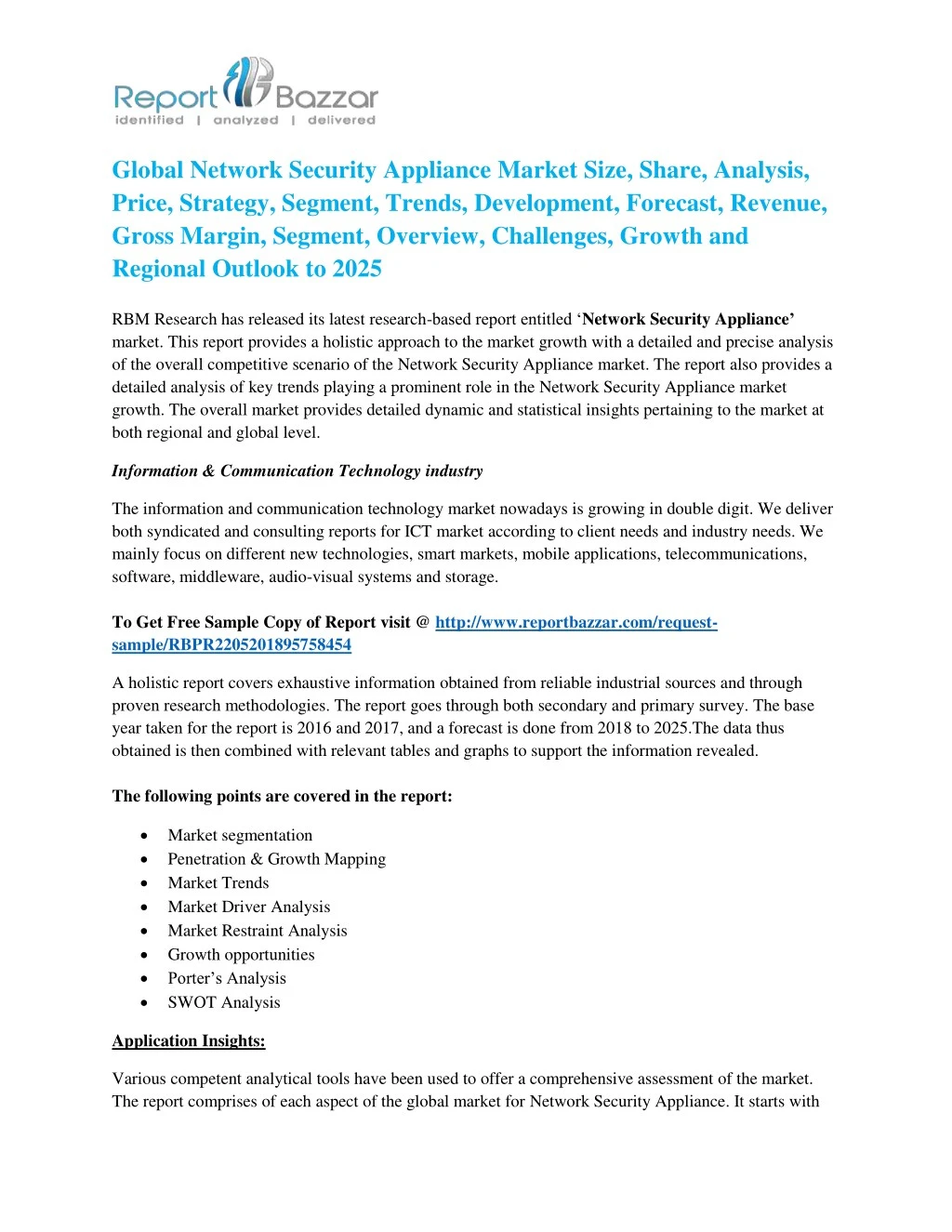 global network security appliance market size
