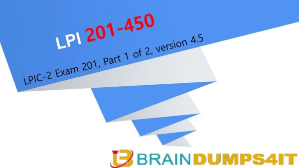 201-450 Exam Braindumps