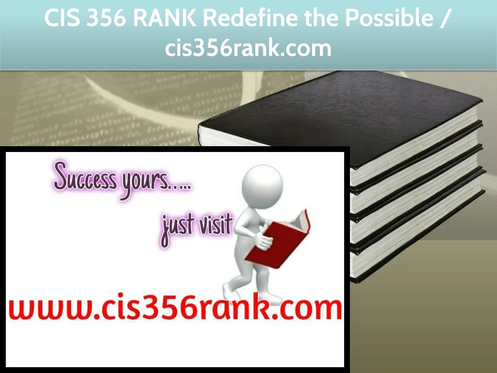 cis 356 rank redefine the possible cis356rank com