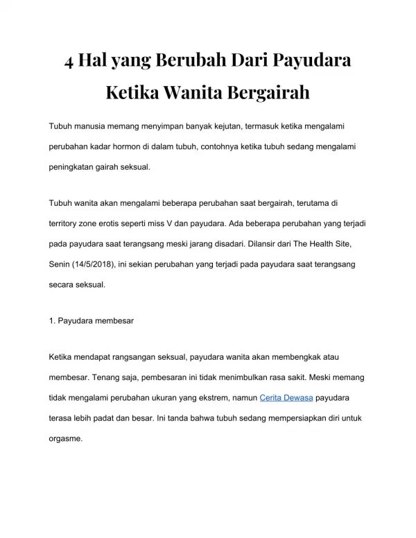 Cerita Dewasa