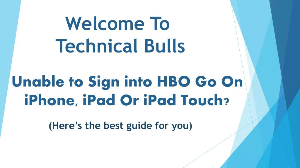 unable to sign into hbo go on iphone ipad or ipad touch