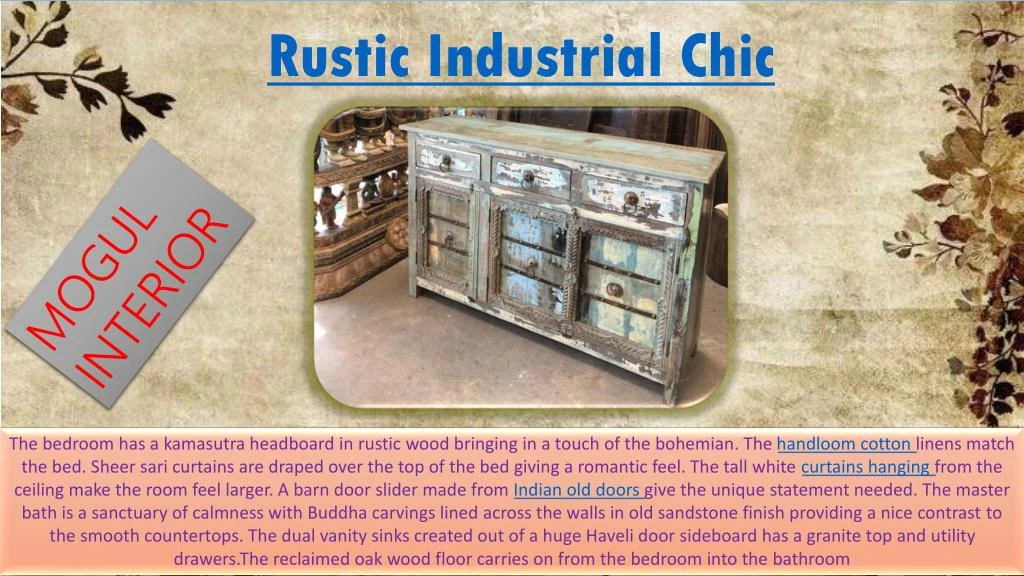 rustic industrial chic