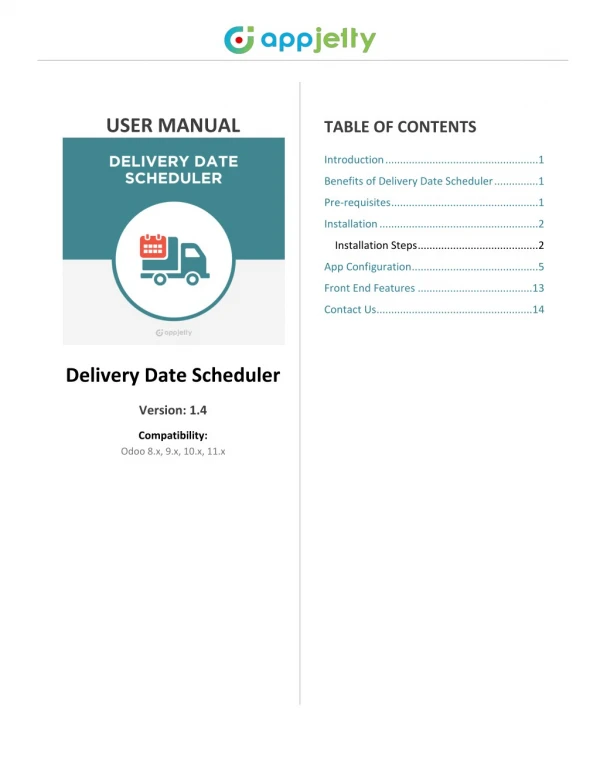 Odoo Delivery Date Scheduler App, OpenERP Order Delivery Plugins
