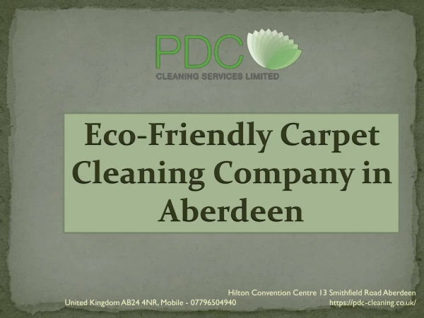 Professional Eco-friendly Carpet Cleaning Service