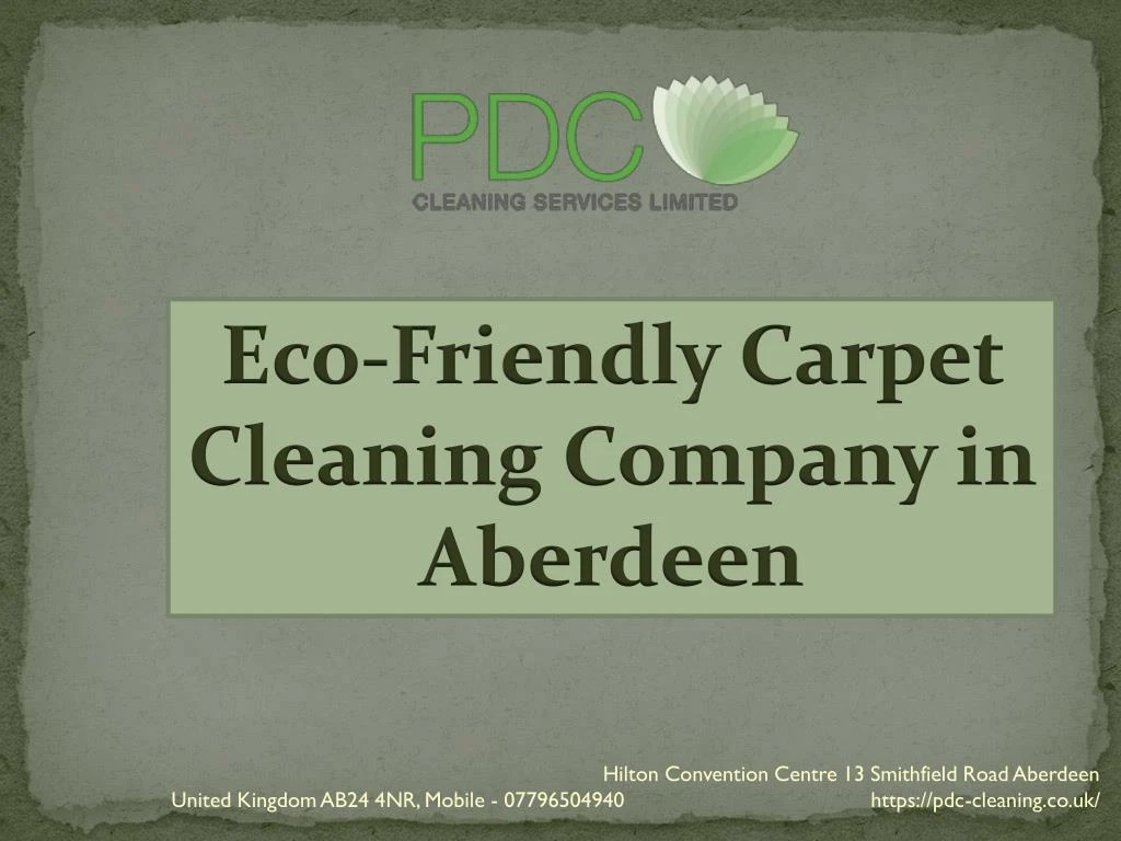 eco friendly carpet cleaning company in aberdeen