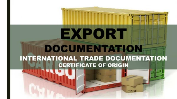 Get Certificate of Origin from ExDoc – Ease your way